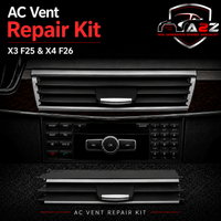 Center AC Conditioner Air Vent Grill Outlet Tab Clip Repair Kit 64229184742 64229303405 Compatible With X3 F25 2011-2017 & X4 F26 2013-2018 Tag-ACR-01