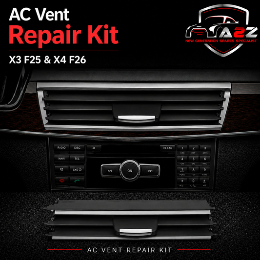 Center AC Conditioner Air Vent Grill Outlet Tab Clip Repair Kit 64229184742 64229303405 Compatible With X3 F25 2011-2017 & X4 F26 2013-2018 Tag-ACR-01