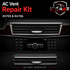 Center AC Conditioner Air Vent Grill Outlet Tab Clip Repair Kit 64229184742 64229303405 Compatible With X3 F25 2011-2017 & X4 F26 2013-2018 Tag-ACR-01
