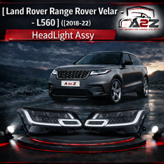 Complete Headlight Assy Left LR169902 & Right LR169900 (Both Side 15 Pin) Compatible With Land Rover Range Rover Velar - L560 (2018-2022) Tag No.17