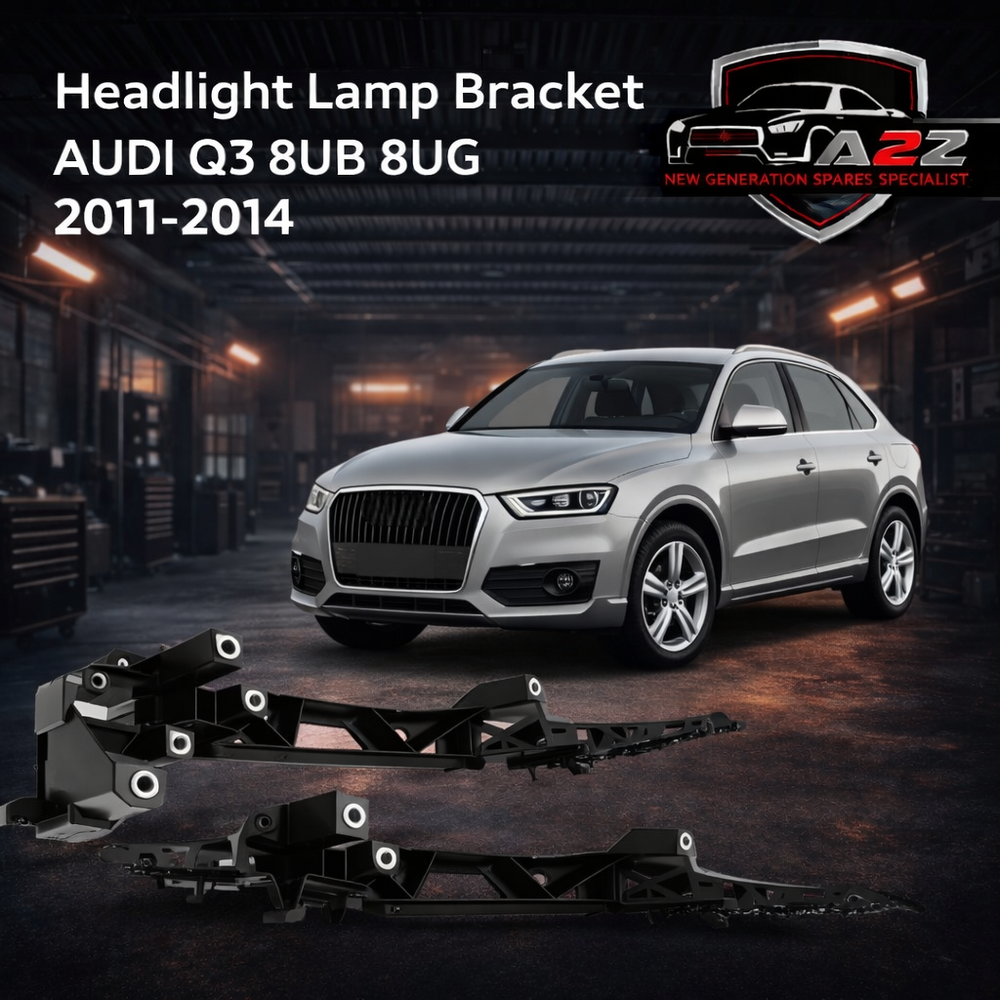 Headlight Lamp Bracket Left 8U0805607A & Right 8U0805608A Compatible With AUDI Q3 (8UB, 8UG) 2011-2014 No :- 142