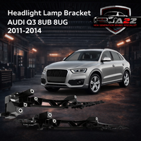 Headlight Lamp Bracket Left 8U0805607A & Right 8U0805608A Compatible With AUDI Q3 (8UB, 8UG) 2011-2014 No :- 142
