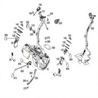 Fuel Pump A2044701394 A2044700794 A2044701794 A2C53327635 Compatible With MERCEDES-BENZ C-CLASS W204 & E-CLASS W212 Tag No.14