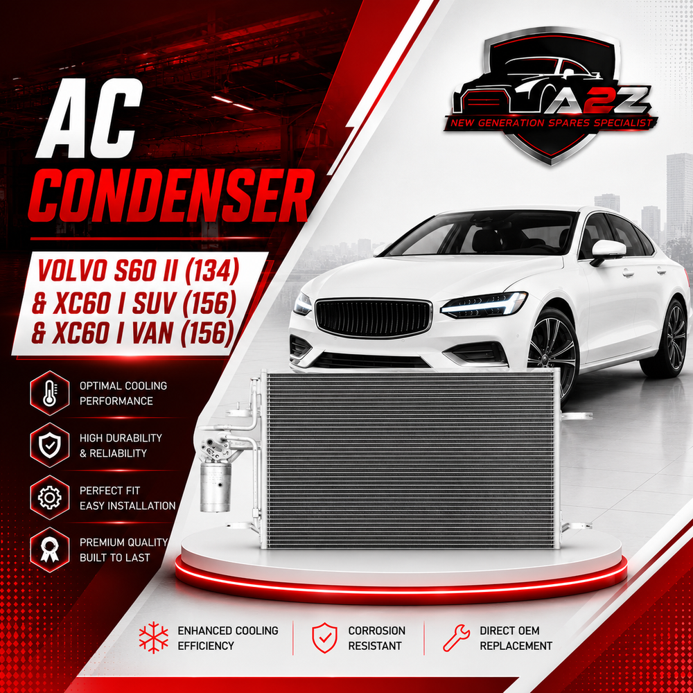 AC Condenser 31332027 31305212 Compatible with VOLVO S60 II (134) & XC60 I SUV (156) & XC60 I VAN (156)