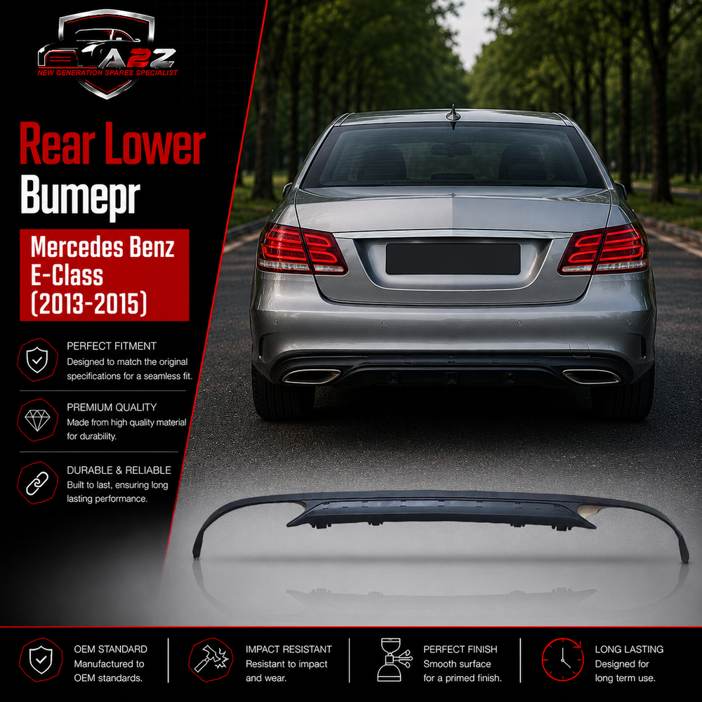 Rear Lower Bumepr A2128858725 2128858725 Compatible With Mercedes Benz E-Class (2014-2016) Tag No.8