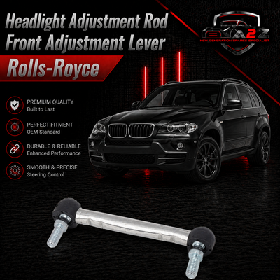Headlight Adjustment Rod Front Adjustment Lever 37146776549 Compatible With BMW E70 E71