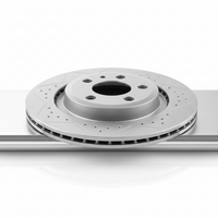 Rear Brake Disc 4M0615601H Compatible With Bentley Bentayga