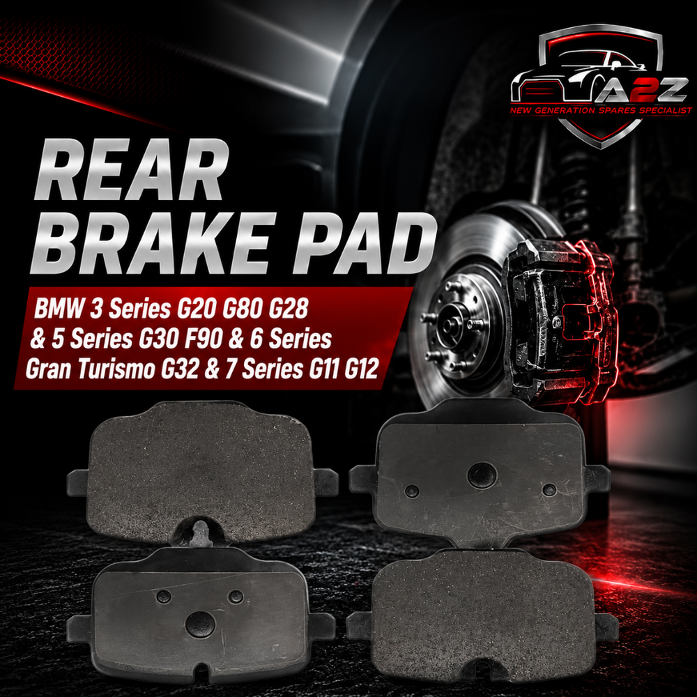 Rear Brake Pad 34216870552 2470401 P060101 Compatible With BMW 3 Series G20 G80 G28 & 5 Series G30 F90 & 6 Series Gran Turismo G32 & 7 Series G11 G12
