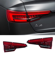 Glossy Red Dickey Light Assembly Left 8W5945093C & Right 8W5945094C Compatible With Audi A4 (2016-2019) Tag No.162