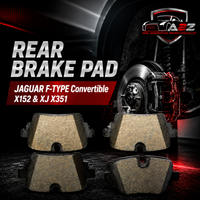 Rear Brake Pad C2D40929 2558501 P36032 Compatible With JAGUAR F-TYPE Convertible X152 & XJ X351