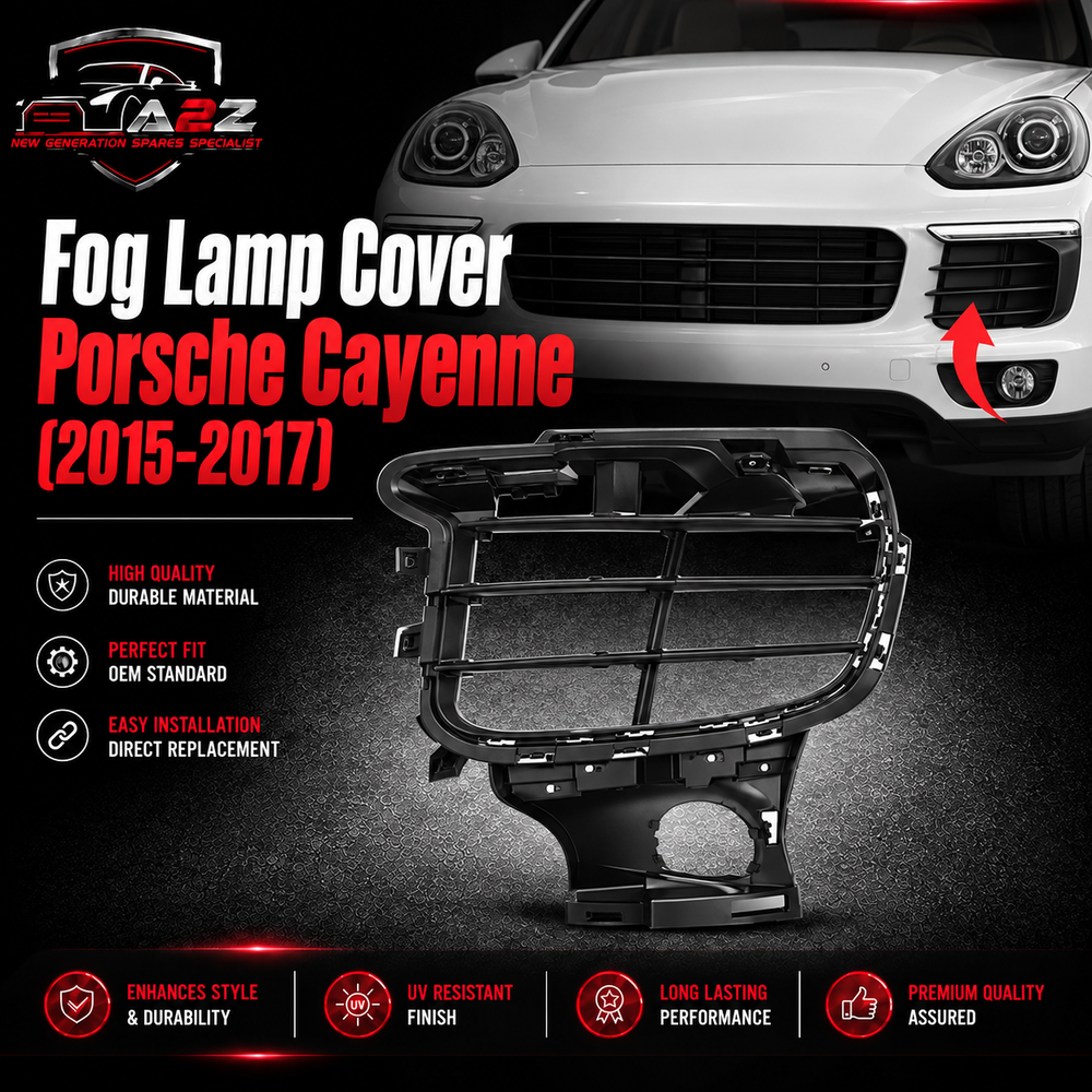 Fog Lamp Cover Left 95850568140 & Right 95850568240 958505681409B9 Compatible With Porsche Cayenne (2015-17) Tag No.153