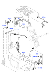 Radiator Coolant Water Hose LR017358 Compatible With Range Rover Vogue Tag no.385