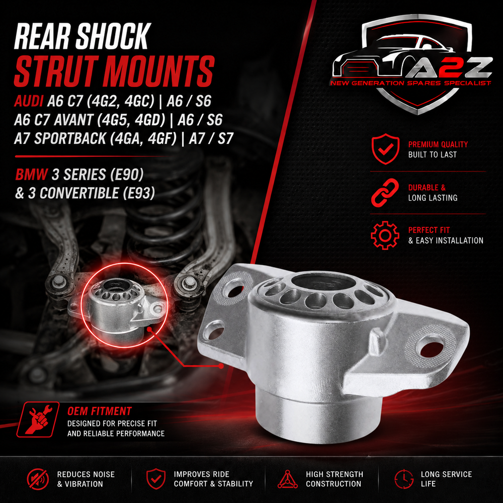 Rear Shocker Mounts 4GD513353 Compatible With Audi A6 C7 (4G2, 4GC) | A6 / S6 A6 C7 Avant (4G5, 4GD) | A6 / S6 A7 Sportback (4GA, 4GF) | A7 / S7