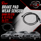 Rear Brake Pad Wear Sensor 34356854168 Compatible With BMW X5 E70 & X5 F15 & X6 E71