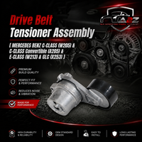 Belt Tensioner With Pulley 2742001370 2742001570 2742000870 Compatible With MERCEDES BENZ C-CLASS (W205) & C-CLASS Convertible (A205) & E-CLASS (W213) & GLC (X253)