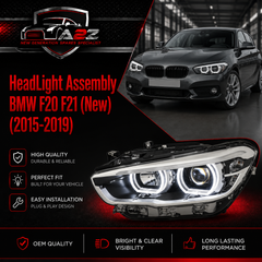 Complete Headlight Set Left 63117414141 & Right 63117414142 Compatible With BMW F20 F21 2015-2019(New)