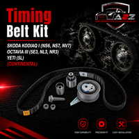 Timing Belt Kit CT1168K1 04l198119A Compatible With SKODA KODIAQ I (NS6, NS7, NV7) OCTAVIA III (5E3, NL3, NR3) YETI (5L) (CONTINENTAL)