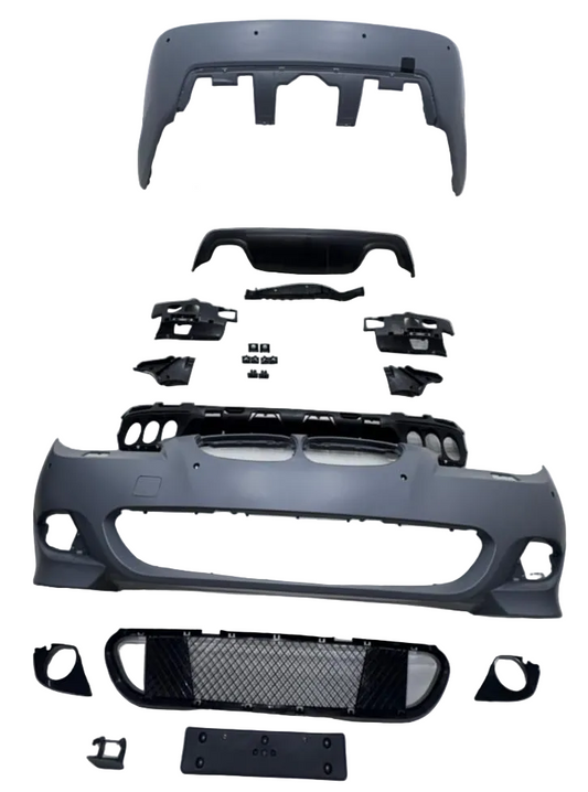 Complete Bumper Kit Front & Rear Both FRBK421 Compatible With BMW E60 New Upgrade to BMW E60 New MT