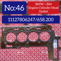 Engine Cylinder Head Gasket 658.200 11127806247 11128506129 7806244 8506129 Compatible With BMW X1 (E84) 3-SERIES (E90) 5-SERIES (E60) X3 (E83) Tag No.46