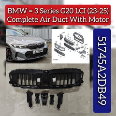 Complete Air Duct With Motor 51745A2DB49 Compatible With BMW 3 SERIES (G20) LCI (2023-2025)