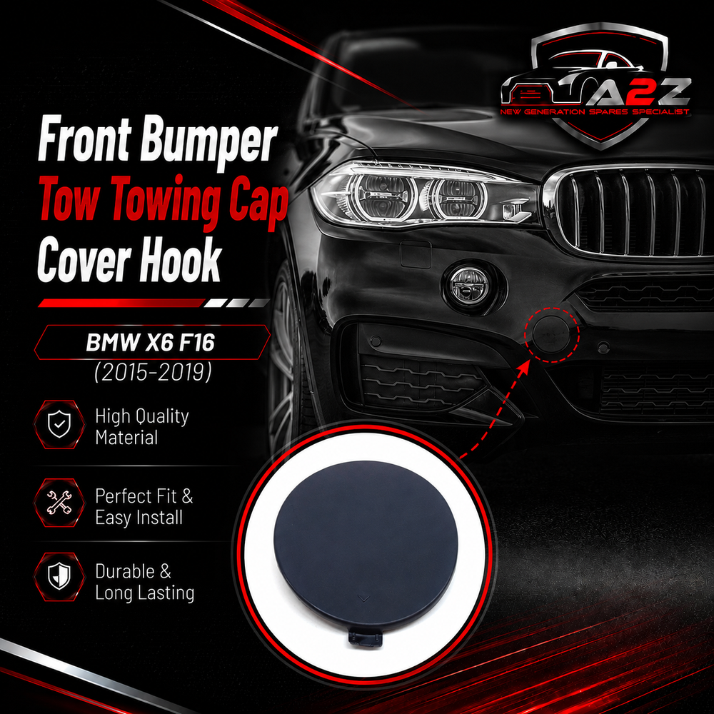 Front Bumper Tow Towing Cap Cover Hook 51118065933 Compatible with BMW X6 F16 Tag No:527