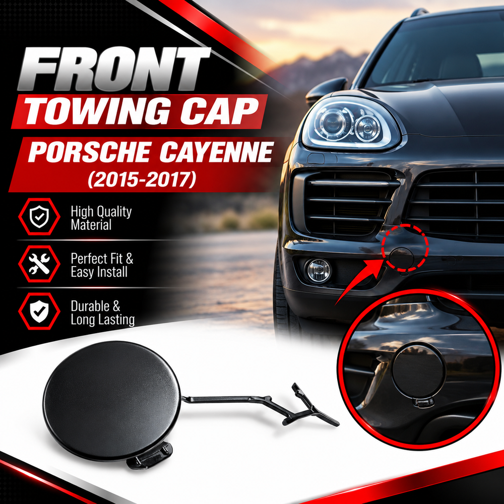 FRONT TOWING CAP 7P5807155A Compatible With PORSCHE CAYENNE (2015-2017) Tag : 133