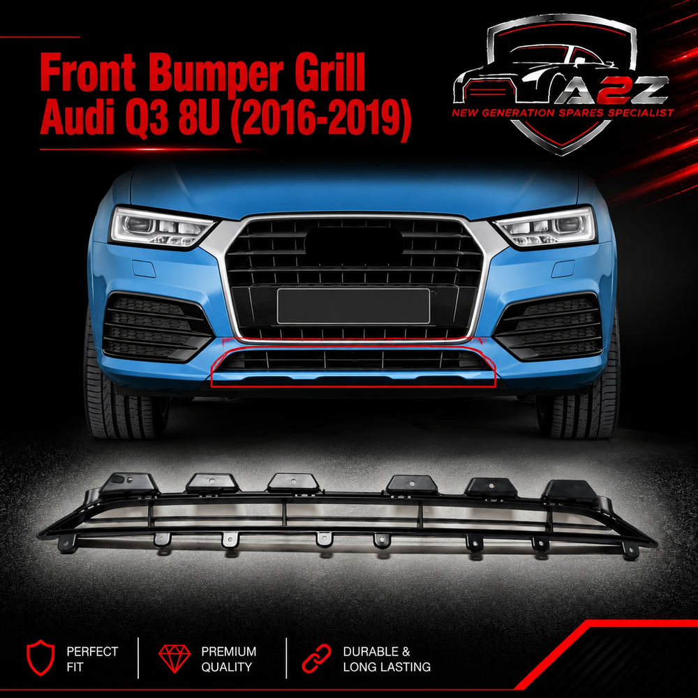 Front Bumper Grill 8U0807683D Compatible With Audi Q3 8U (2016-2019) Tag No.176