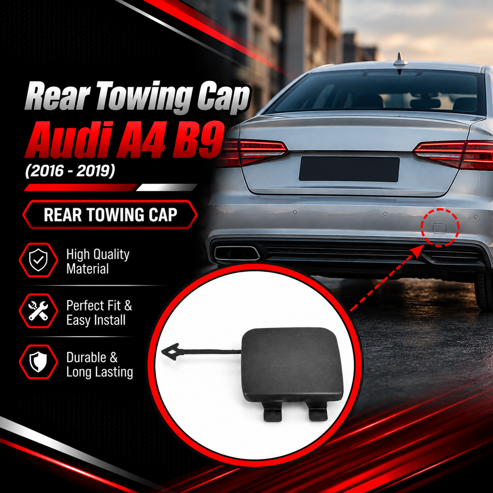 Rear Towing Cap 8W5807441 Compatible With Audi A4 B9 (2016-2019) Tag NO: 16