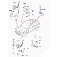 Front Height Level Sensor LR023647 Compatible With LAND ROVER RANGE ROVER SPORT I (L320)
