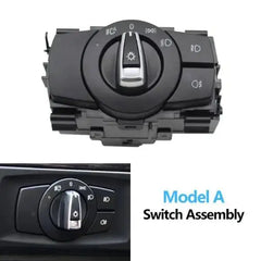 BMW 3 Series E90 & X1 E84 Headlight Control Unit Switch Without Roller 61319169404 Tag-SW-112
