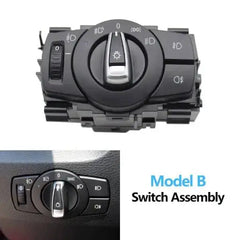 BMW 3 Series E90 X1 E84 Headlight Control Unit Switch With Roller 61319169406 Tag-SW-113