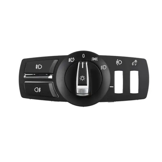 Headlight Switch Cover Panel 4 PCS Set 61316803965 Compatible With BMW 5 Series (F10) 5 Gran Turismo (F07) 7 Series (F01, F02, F03, F04) X3 (F25)