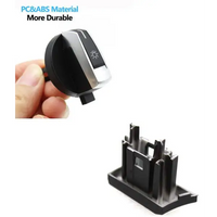 Headlight Switch Cover Panel 4 PCS Set 61316803965 Compatible With BMW 5 Series (F10) 5 Gran Turismo (F07) 7 Series (F01, F02, F03, F04) X3 (F25)