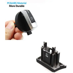 Headlight Switch Cover Panel 4 PCS Set 61316803965 Compatible With BMW 5 Series (F10) 5 Gran Turismo (F07) 7 Series (F01, F02, F03, F04) X3 (F25)