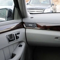 Mercedes Benz 213 Front AC Vent Dashboard Left & Right Set 2136809404 Black