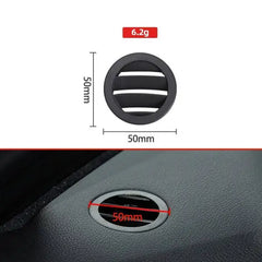 Mercedes Benz 213 Front AC Vent Dashboard Left & Right Set 2136809404 Black