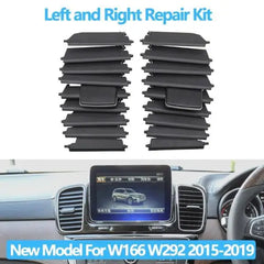 Center AC Conditioner Air Vent Grill Outlet Tab Clip Repair Kit 1668306001 1668306101 Compatible With MERCEDES BENZ GLE W166 & GLS W166 Tag-ACR-10
