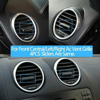 Front AC Vent Grille Slider 16483021549116 & 16483023549116 & 16483024549116 Compatible with Mercedes & Mercedes Benz GL W164