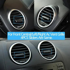 Front AC Vent Grille Slider 16483021549116 & 16483023549116 & 16483024549116 Compatible with Mercedes & Mercedes Benz GL W164