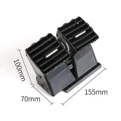 Black Rear AC Vent Assembly 1668300554 Compatible With Mercedes Benz GL-Class W166, GLS W166, ML-Class W166, GLE W166