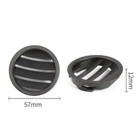 Mercedes Benz 204 Front AC Vent Dashboard Left & Right Set 20468002879F45 Black Round