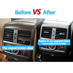 Rear AC Conditioner Air Vent Grill Outlet Tab Clip Repair Kit 1668300554 Compatible With MERCEDES BENZ GLE W166 & GLS W166 & GL-CLASS W166 & M-CLASS W166 Tag-ACR-12