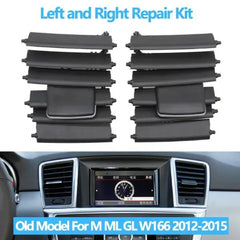 Center AC Conditioner Air Vent Grill Outlet Tab Clip Repair Kit 1668300054 1668300654 Compatible With MERCEDES BENZ GL-CLASS W166 & M-CLASS W166 Tag-ACR-11