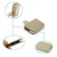 Rear Beige Air Conditioner Back Ac Vent Grille Outlet Tab Clip Slider Repair Kit 2048300354 Compatible With MERCEDES-BENZ C-CLASS (W204) & E-CLASS W212 (Set Of 2)