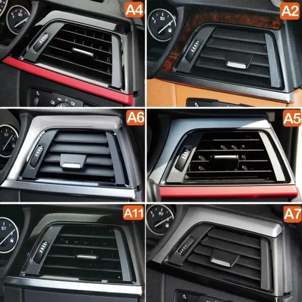 BMW 3 Series F30 GT F34 Front Right AC Vent Grille Panel Outer Frame Black 51459231457