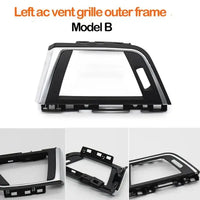 BMW 3-Series F30 F34 GT Front AC Vent Outer Frame Matt Chrome 64229346226