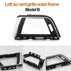 BMW 3-Series F30 F34 GT Front AC Vent Outer Frame Matt Chrome 64229346226