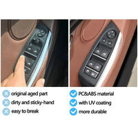 Front Left Right Window Switch Cover 51417234801 51417232539 Compatible with BMW BMW 5 Series F0