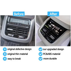 Front Rear Air Conditioning Ac Vent Grille Outlet Slider Tab Clip Repair Kit 32219345-1 Compatible With VOLVO XC90 & S90 (New Model Pack Of 1 )