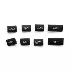 Dashboard Fan Button Ac Button 2129009209 (Set Of 8) Compatible With Mercedes E-Class W212 2009-2015